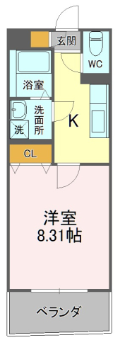 ルシード池田の間取り