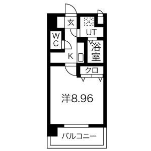 パークアベニューティリェツの間取り