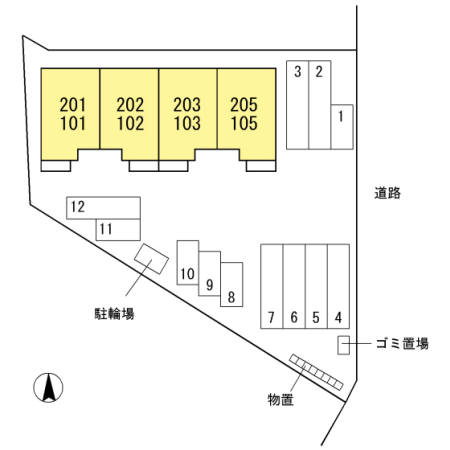 【高岡市野村のアパートのその他】