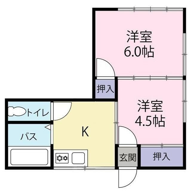 川口市前川のアパートの間取り