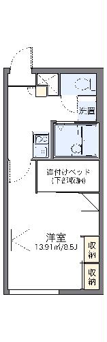 レオパレスプリマベーラの間取り