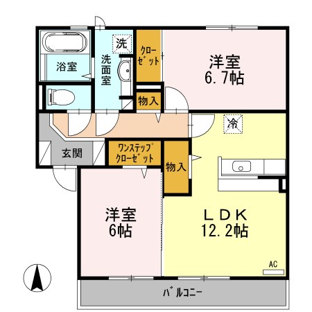 レジェンド青山　西棟の間取り