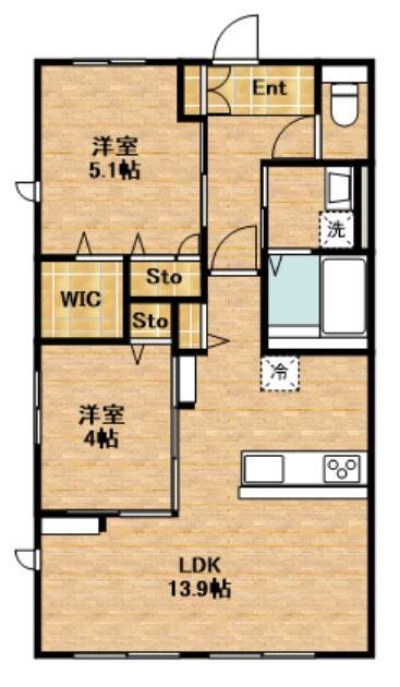 メゾンドソレイユの間取り