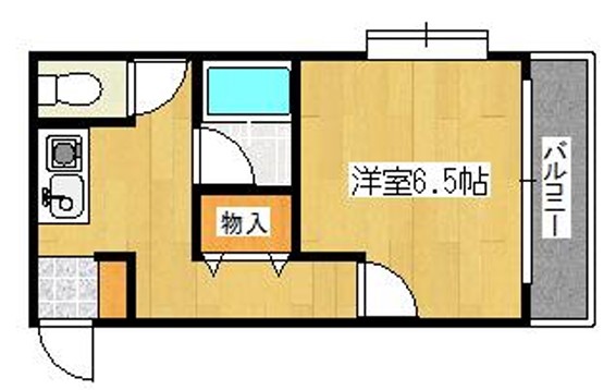 加古川市平岡町西谷のアパートの間取り