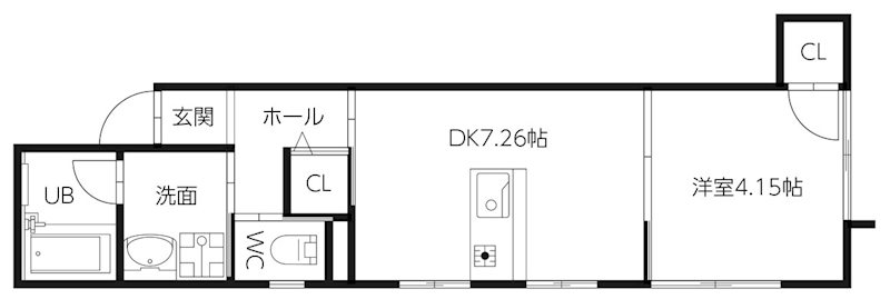 ピース・ラ・ヴェスタの間取り