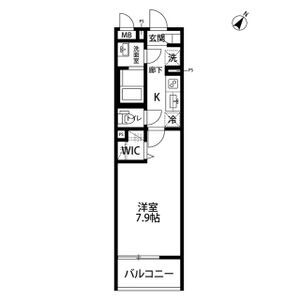 フルール　上社の間取り