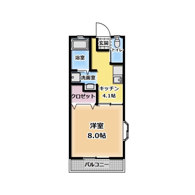 カナールASAMI　Part1の間取り