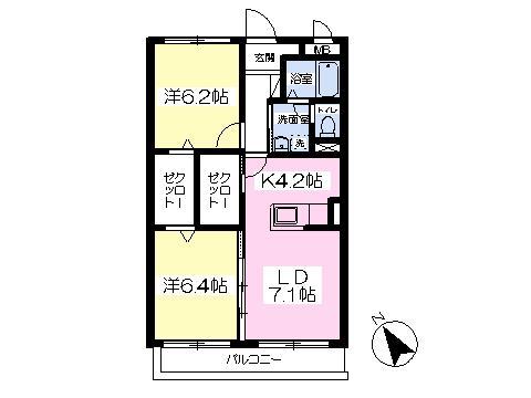 グレースコートの間取り