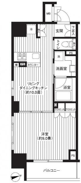 レジディア新御徒町の間取り