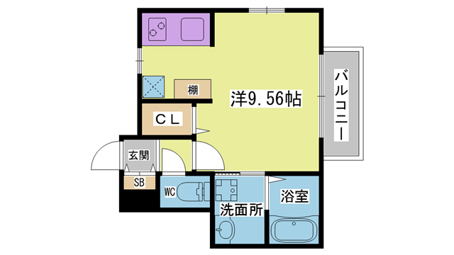 エターナルシー鈴蘭台の間取り