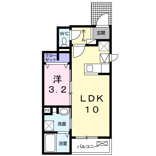 ナッティー郡山の間取り