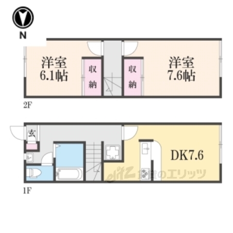 レオパレスＹＡＭＡＤＡＴＷＯの間取り