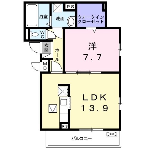 プロスペール　リアンの間取り