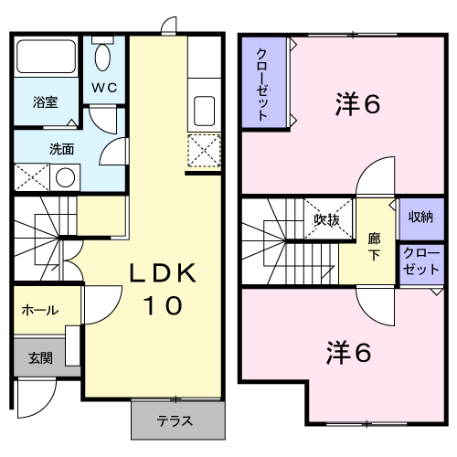 パルテールIIの間取り