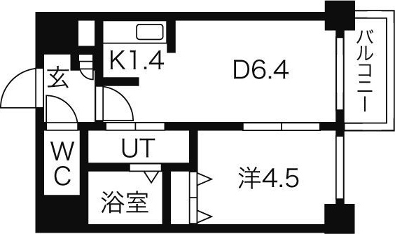 シュクル医大南の間取り