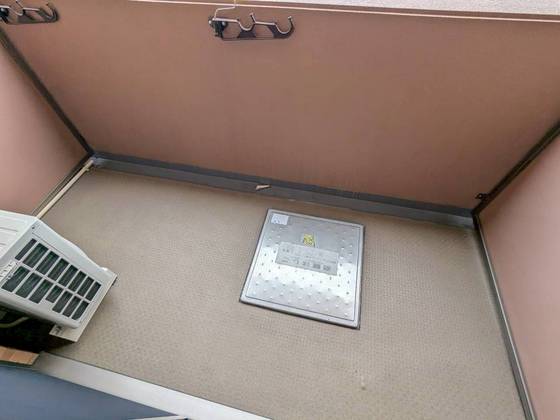 バルコニー　※別部屋の写真です