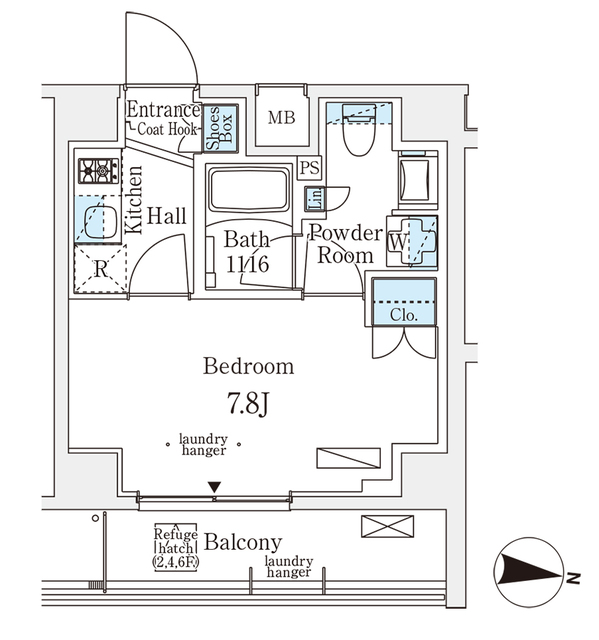 メゾン・クロイゾンの間取り