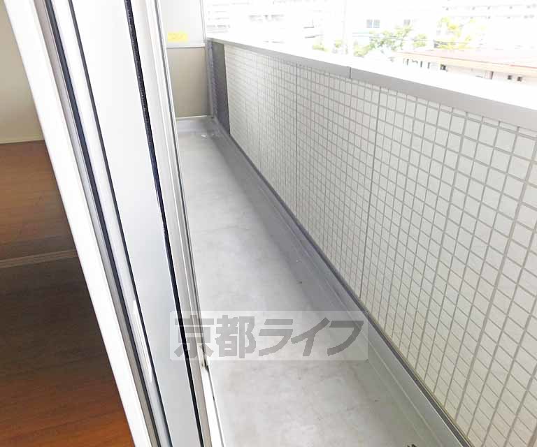 バルコニー　洗濯物もばっちり干せます！