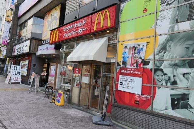 飲食店　マクドナルド 池下店（飲食店）まで707m