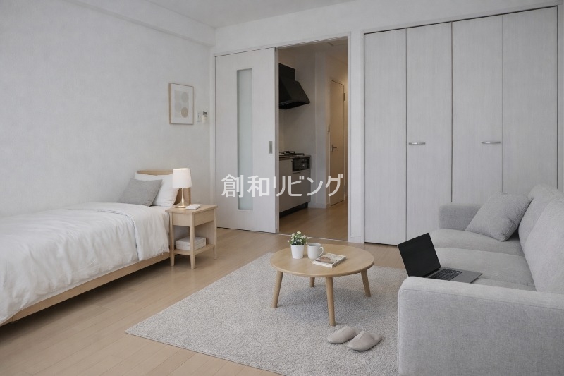 居室・リビング　家具・インテリアはCGです