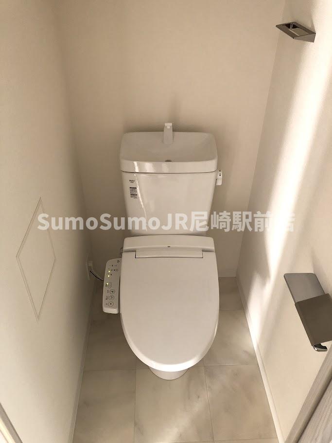 トイレ　ゆったりとした空間のトイレです