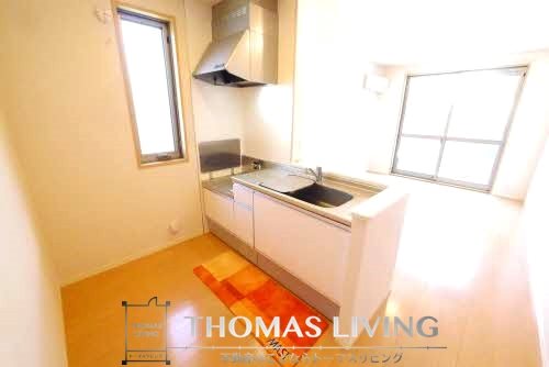 キッチン　コンロ設置可。お好きなコンロを設置ください。