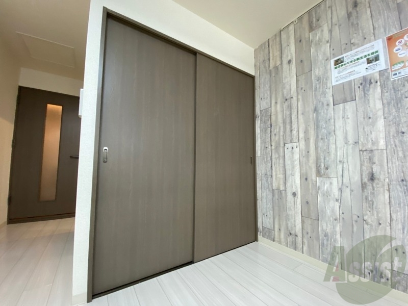 収納　収納スペースです。大きく作られていて良いですね。