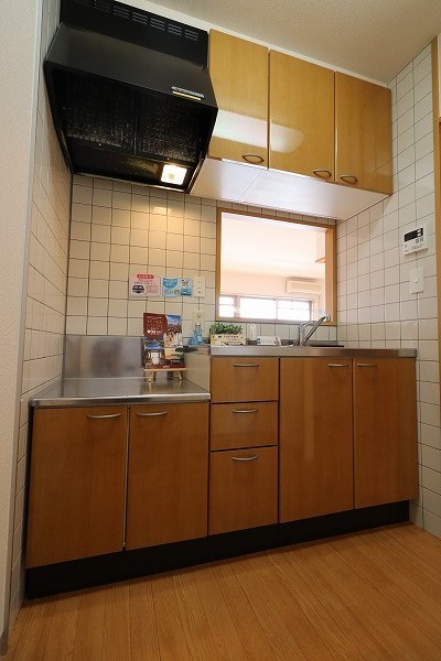 キッチン　2口ガスコンロ設置可のカウンターキッチン