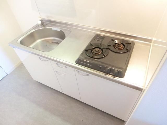 キッチン　ガス２口システムキッチン