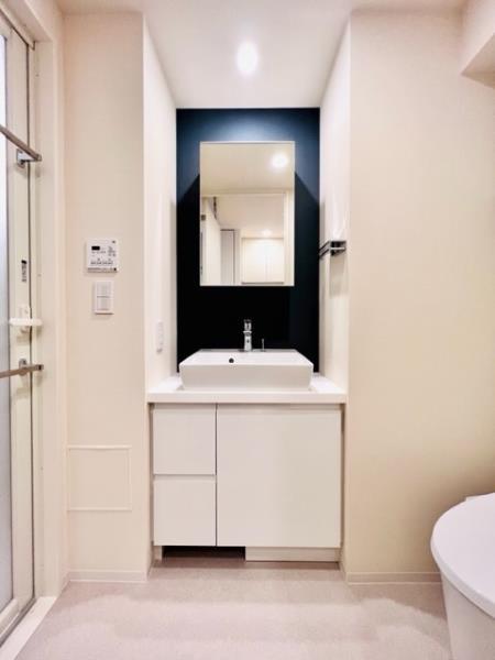 洗面設備　使いやすい洗面所です