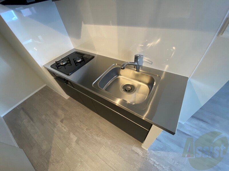 キッチン　システムキッチンなのでコンロ設置不要です！