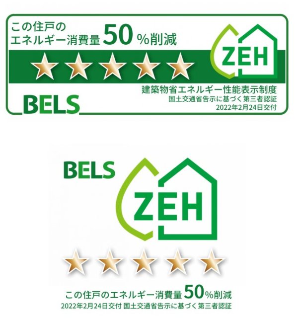 省エネ性能ラベル　ＢＥＬＳマーク（２０１号室）