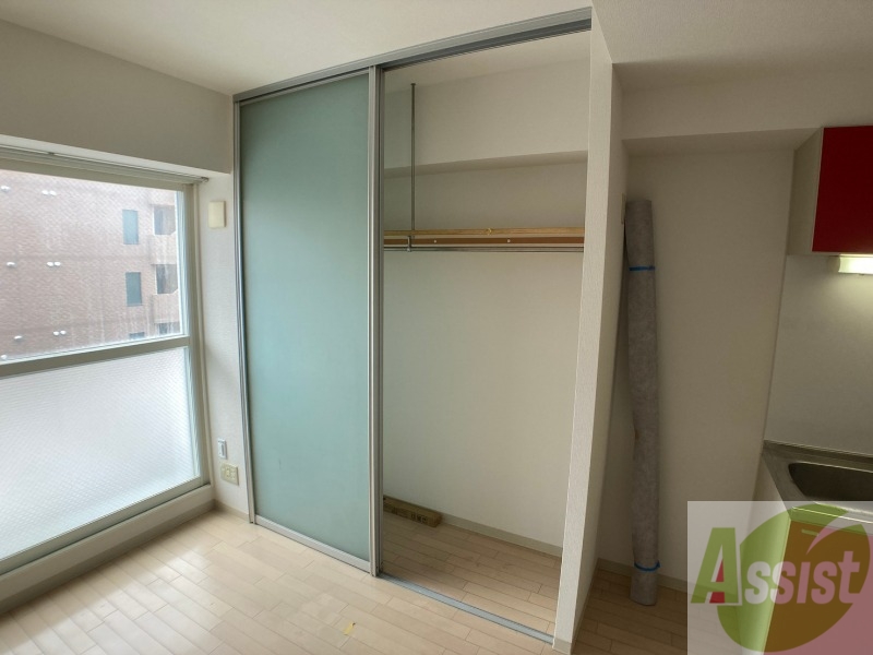 収納　クローゼットがありました。お洋服や荷物はここへ