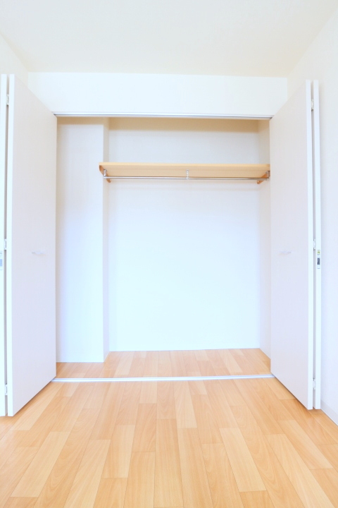 収納　たくさん収納できるクローゼットです♪