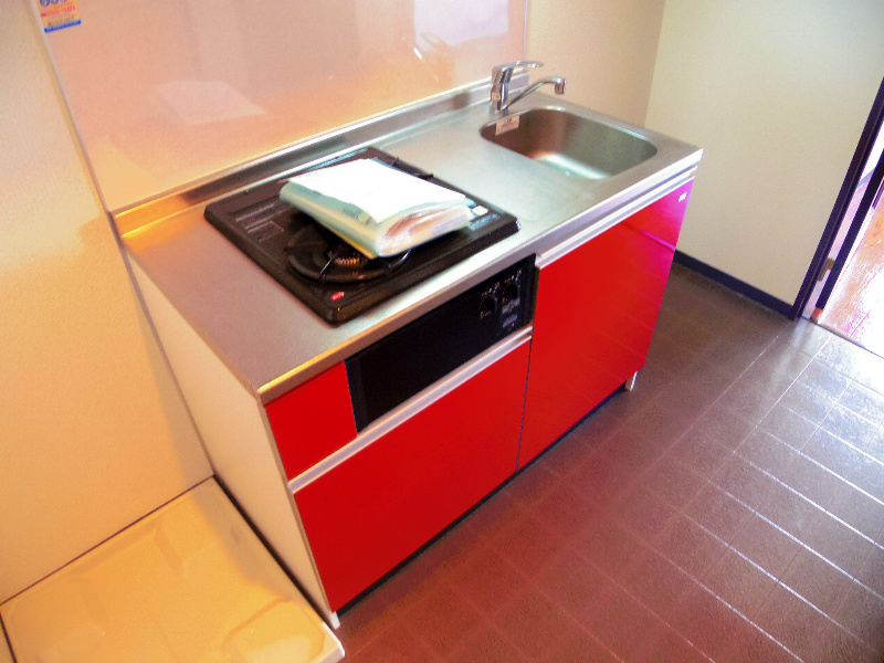 キッチン　ガス2口システムキッチン
