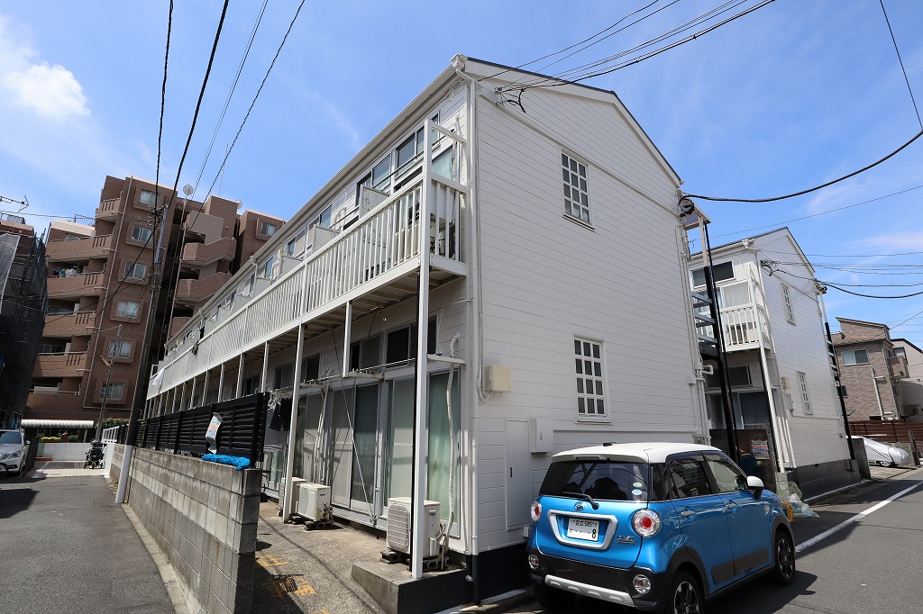 建物外観　エクセル６・７　２年契約（再契約相談可能）　都市ガス物件