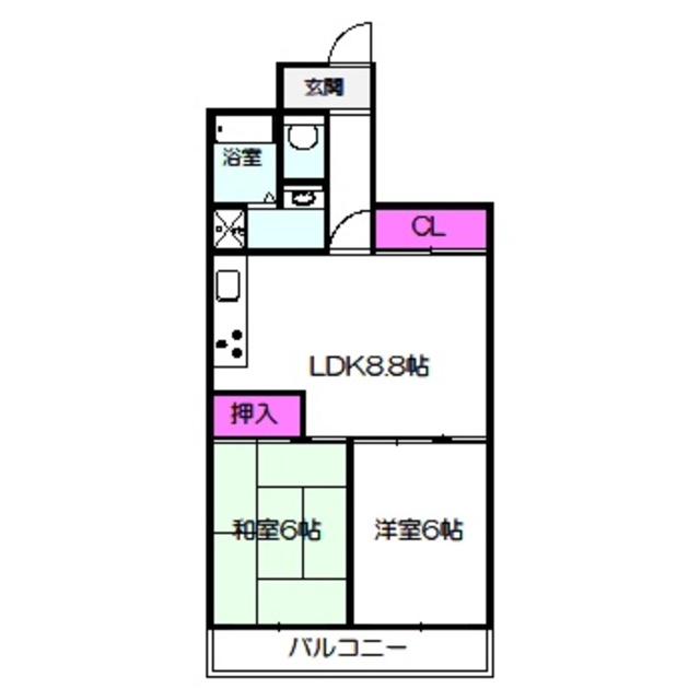 都島北通りマンションの間取り写真