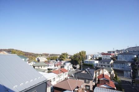 眺望　周りに高い建物ないので開放的