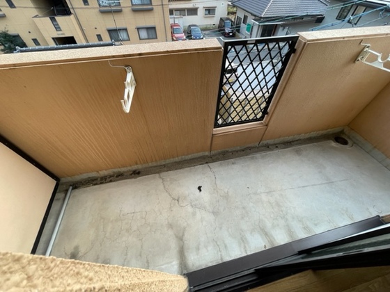 バルコニー　※別部屋の写真です