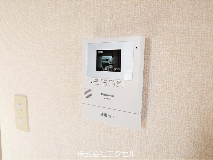 セキュリティ　来訪者の姿を確認できます。