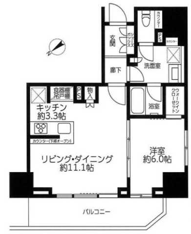 ザ・パークハウス麹町レジデンスの間取り写真