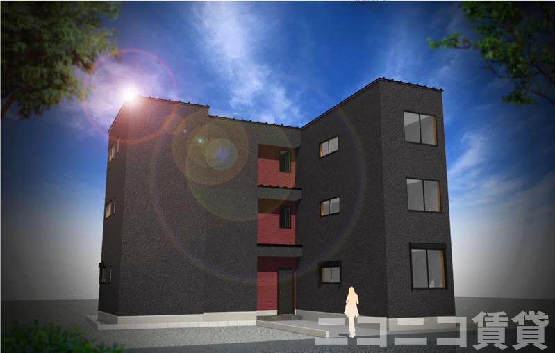建物外観　建築中のため