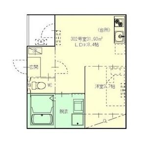 地下鉄東山線 中村日赤駅 徒歩8分 3階建 築8年の間取り写真
