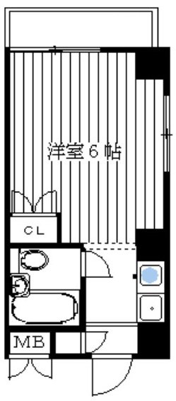 ＪＲ中央線 阿佐ケ谷駅 徒歩3分 6階建 築36年の間取り写真