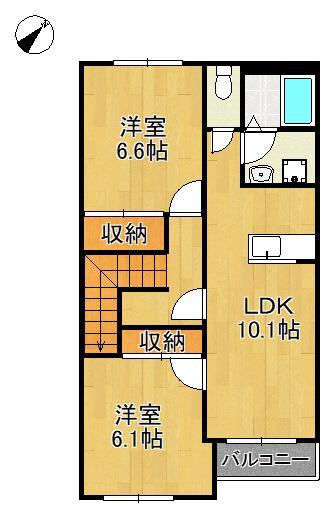 メルヴェールの間取り写真