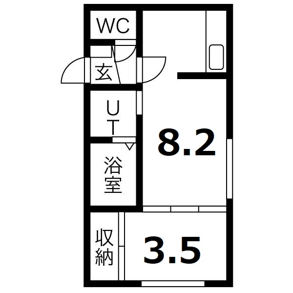 地下鉄東西線 西１１丁目駅 徒歩5分 5階建 築13年の間取り写真