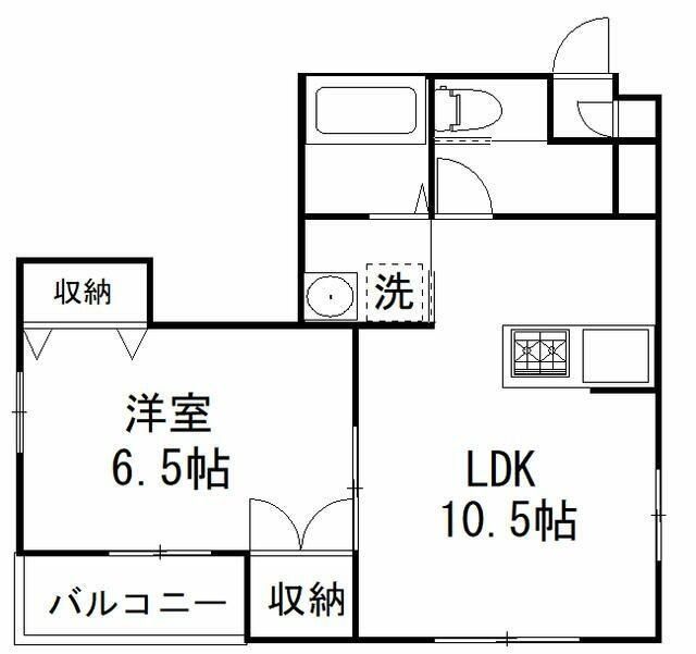パルムコートの間取り写真