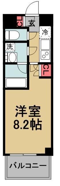 フュージョナル赤羽EASTの間取り写真
