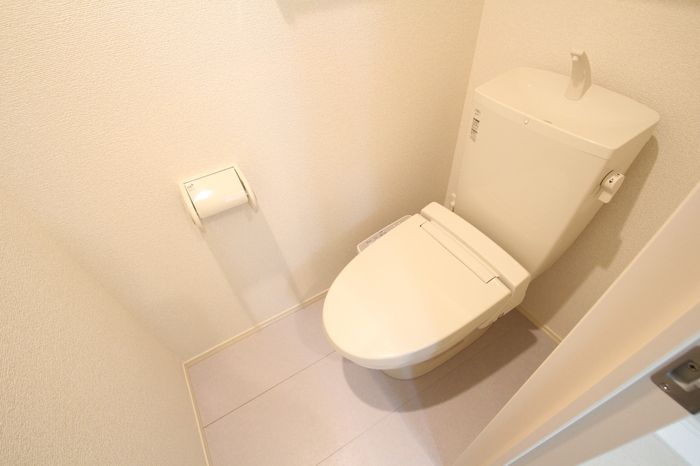 日暮里・舎人ライナー 扇大橋駅 徒歩13分 2階建 築13年のトイレ写真