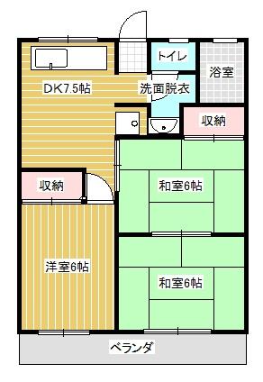 フルリールの間取り写真